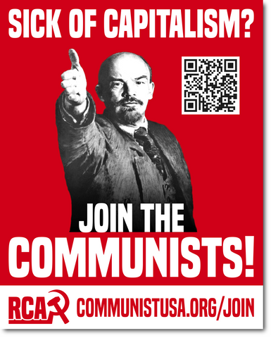 Join the Communists of the RCA Stickers