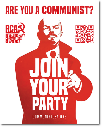 Join the Communists of the RCA Stickers