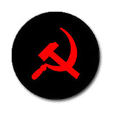 Hammer and Sickle 1" Buttons (2 designs)