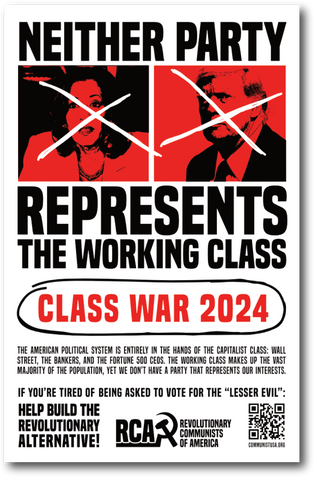 "Class War 2024" Posters