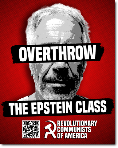 Overthrow the Epstein Class Sticker