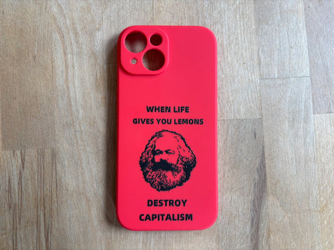 Destroy Capitalism iPhone Case