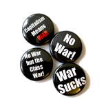 Anti-War 1" Buttons (4 designs)