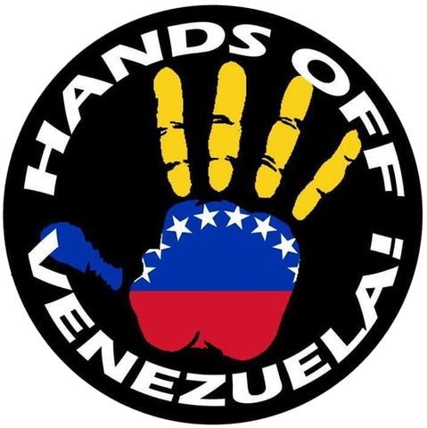 Hands Off Venezuela 1.25" Button