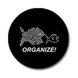 Organize! Fish 1" Buttons (2 designs)