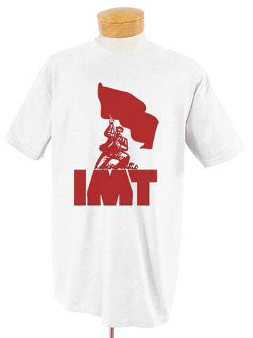 IMT Logo Red on White T-Shirt