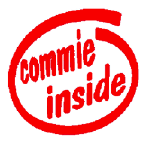 Commie Inside Sticker