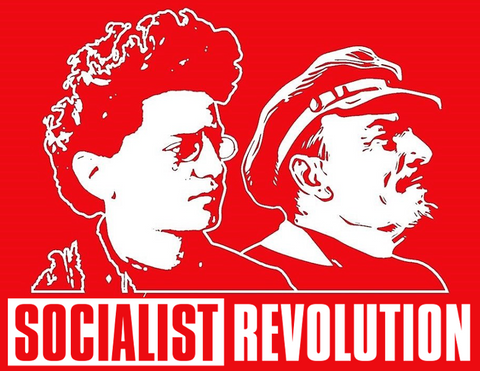 Lenin & Trotsky Socialist Revolution Sticker
